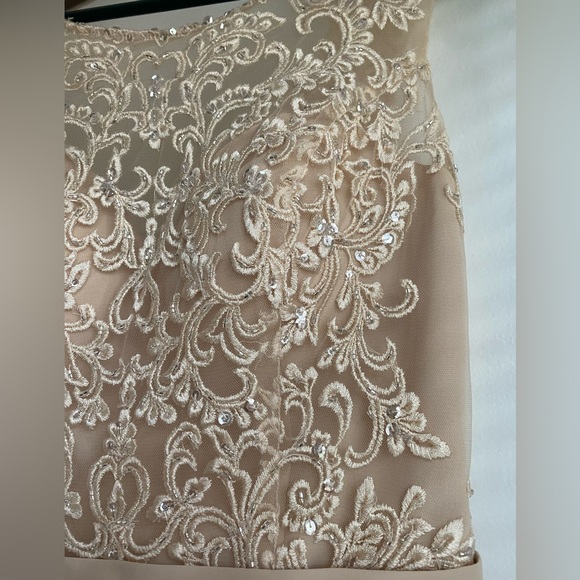 Champagne Morilee by Madeline Gardner Bridesmaids Dress - Picture 5 of 10